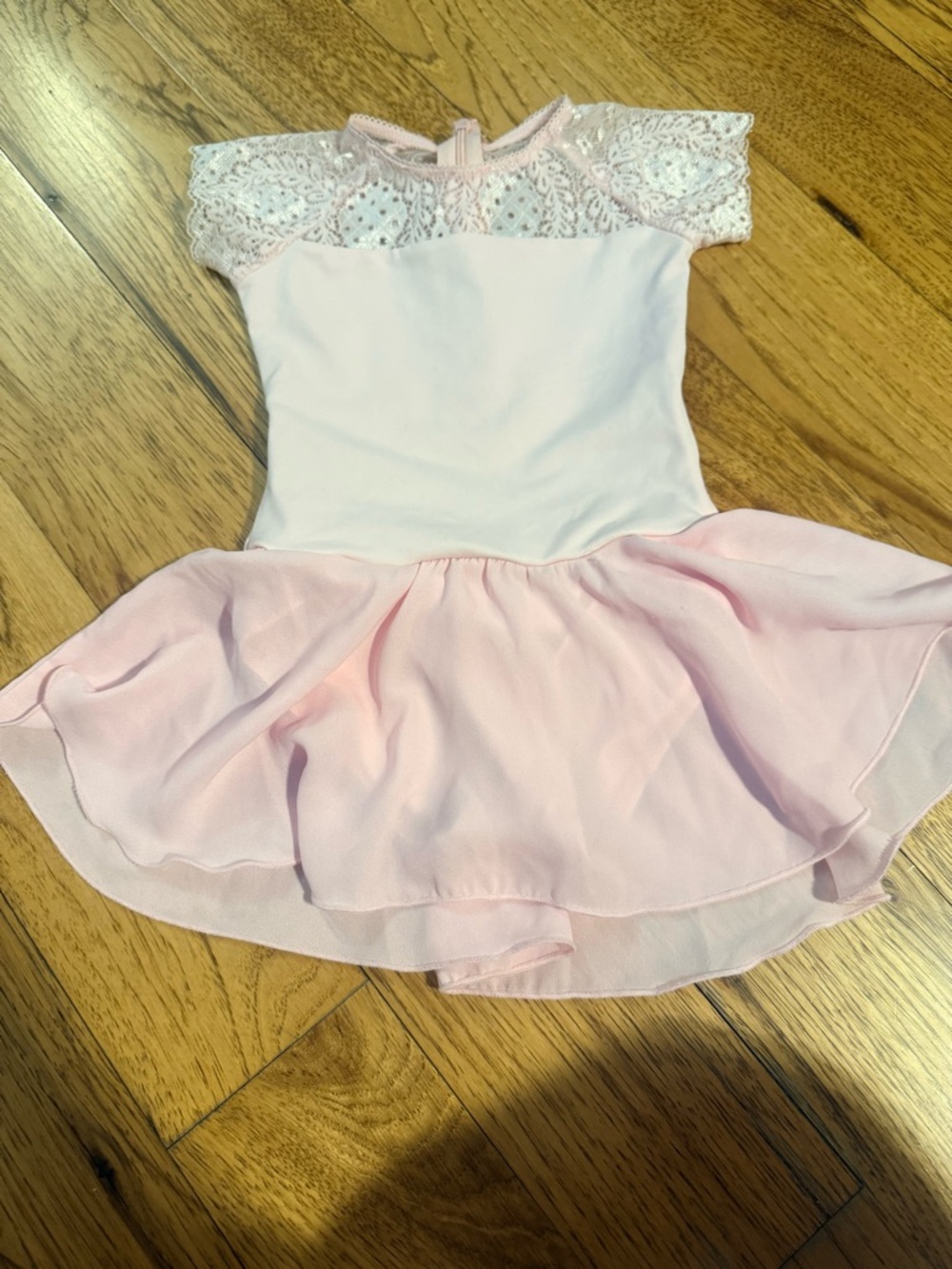 Little Girls' Pink Lace Ballet Tutu Dress - Dance Costume